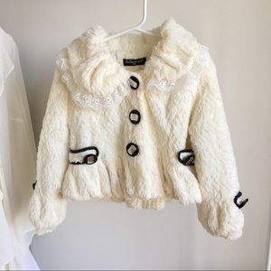 Furry White Jacket